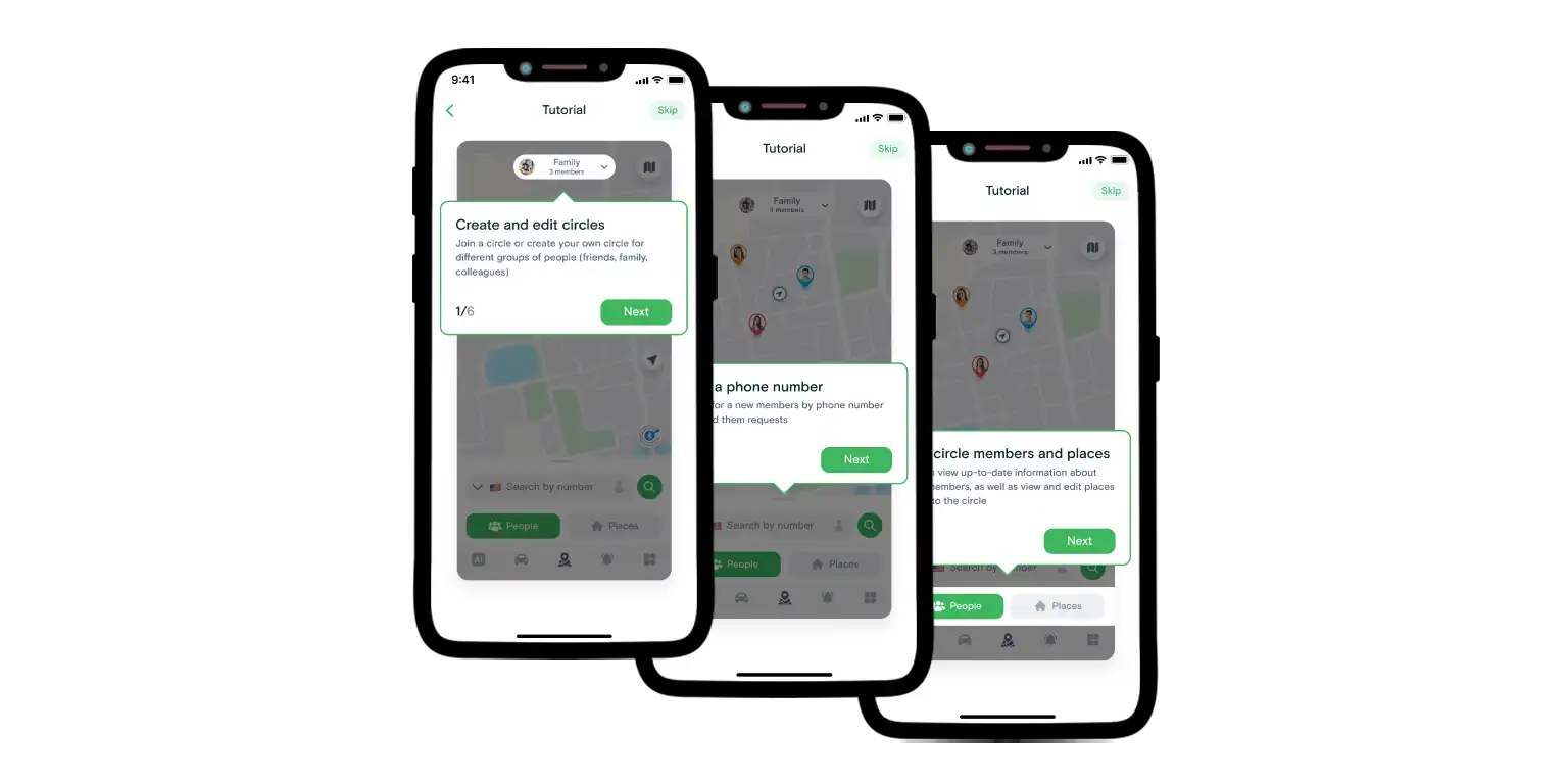 Number Tracker features